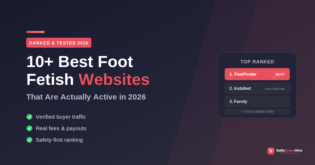 10+ Best Foot Fetish Websites That Are Actually Active in 2026