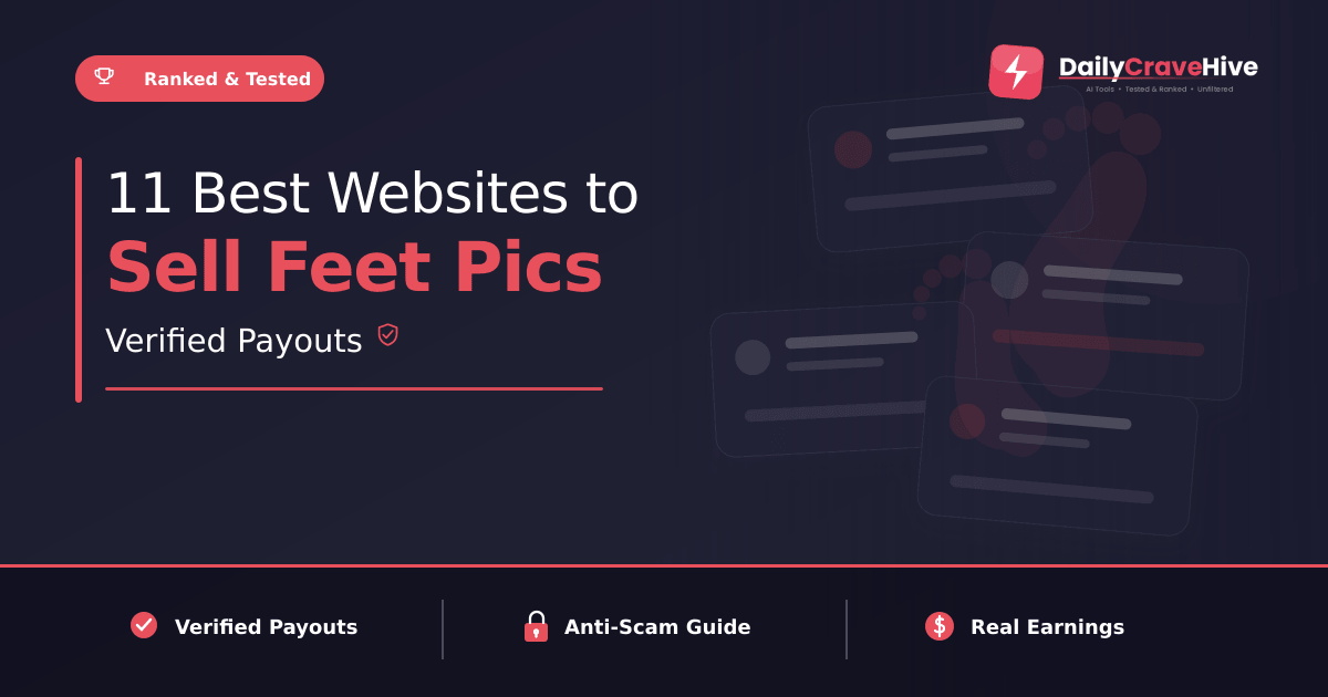 11 Best Websites to Sell Feet Pics Online in 2026 (Verified Payouts)