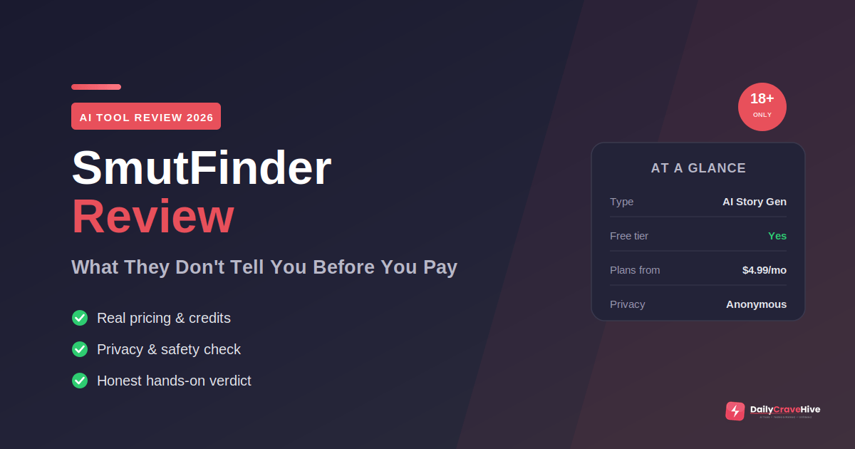 SmutFinder Review 2026: What They Don't Tell You Before You Pay